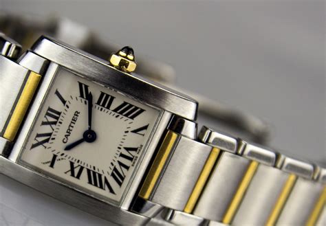 montre cartier tank femme occasion|cartier military tank watch.